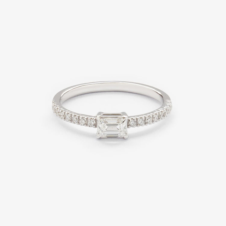 Каблучка з діамантом Emerald 0,3 ct