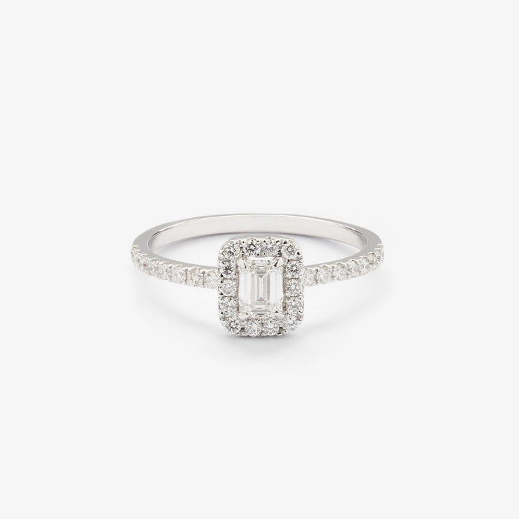 Каблучка з діамантом Emerald 0,3 ct