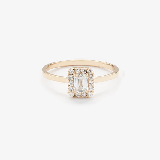 Каблучка з діамантом Emerald 0,3 ct