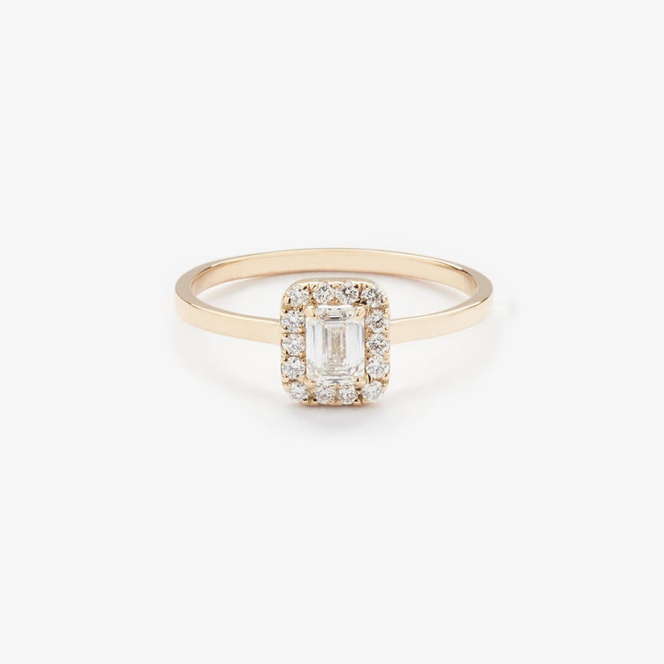 Каблучка з діамантом Emerald 0,3 ct