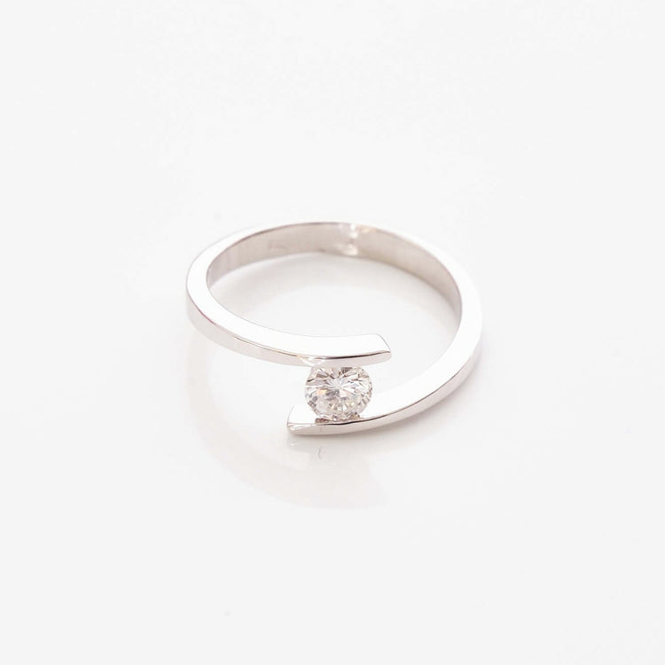 Каблучка з діамантом Round 0,5 ct