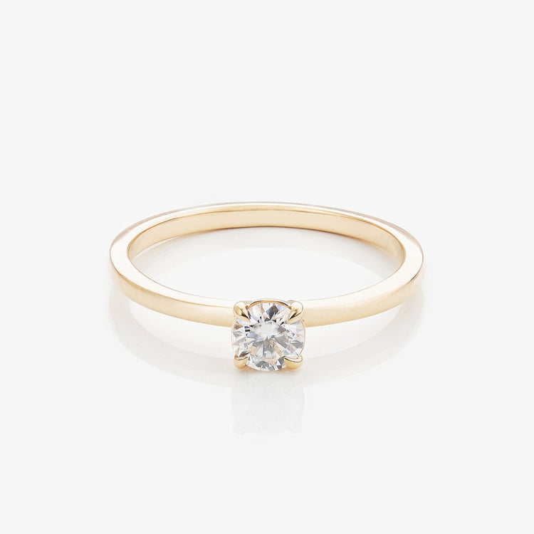 Каблучка з діамантом Round 0,3 ct