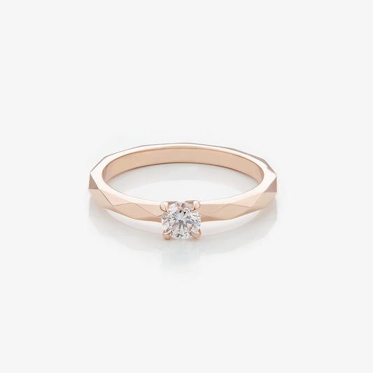 Каблучка з діамантом Round 0,25 ct