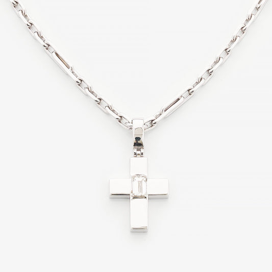 Кольє з діамантом Baguette 0,5 ct