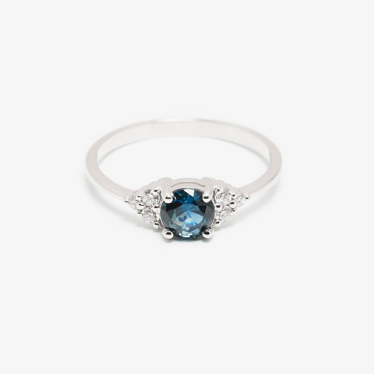 Каблучка з сапфіром Round 0,5 ct