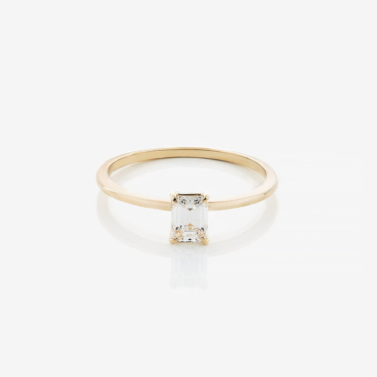 Каблучка з діамантом Emerald 0,3 ct