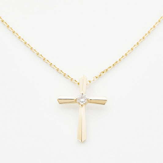 Кольє з діамантом Round 0,1 ct