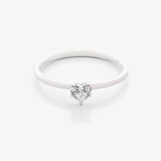 Каблучка з діамантом Heart 0,2 ct
