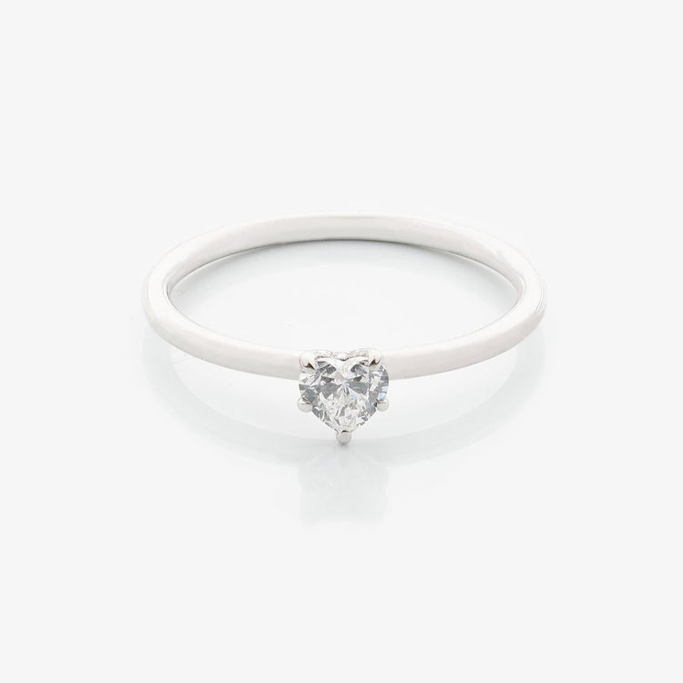 Каблучка з діамантом Heart 0,2 ct