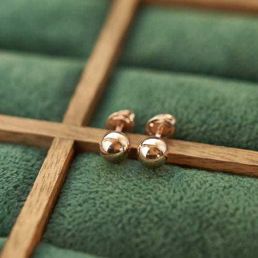 Золоті сережки пусети