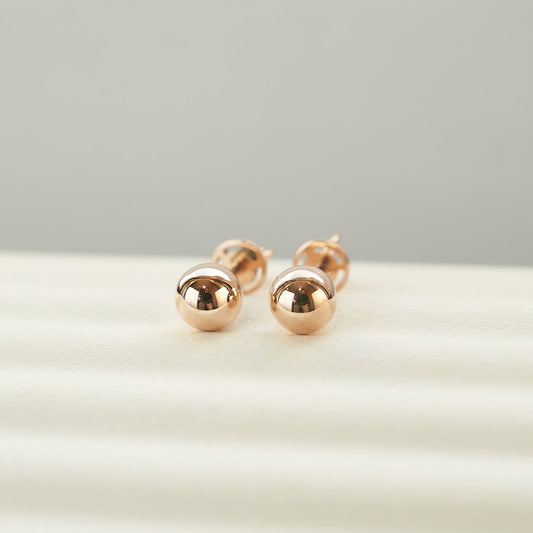 Золоті сережки пусети