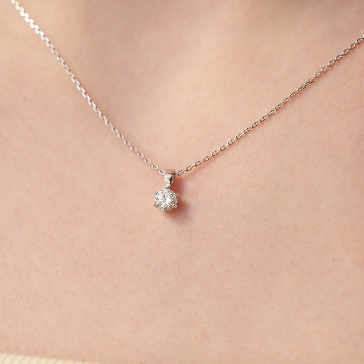 Кольє з діамантом Round 0,3 ct