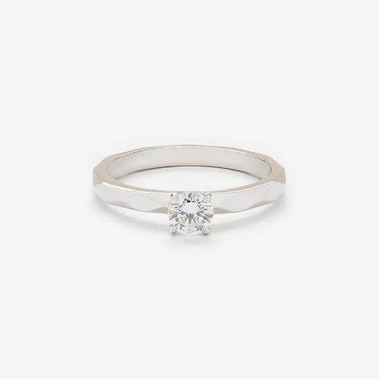 Каблучка з діамантом Round 0,3 ct