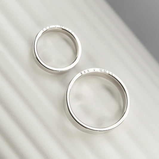 Пара обручок 4мм, 6мм