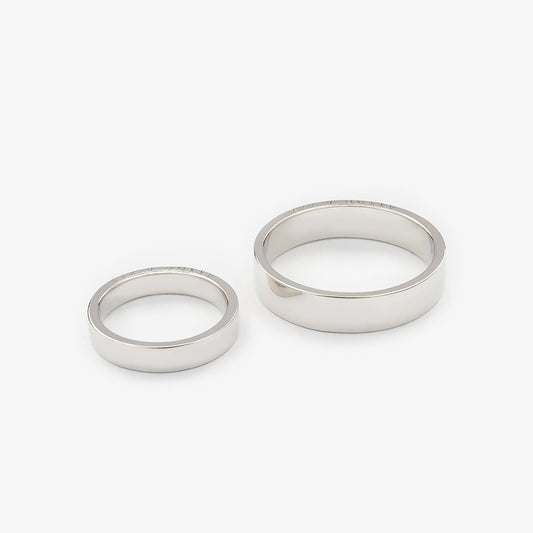 Пара обручок 4мм, 6мм