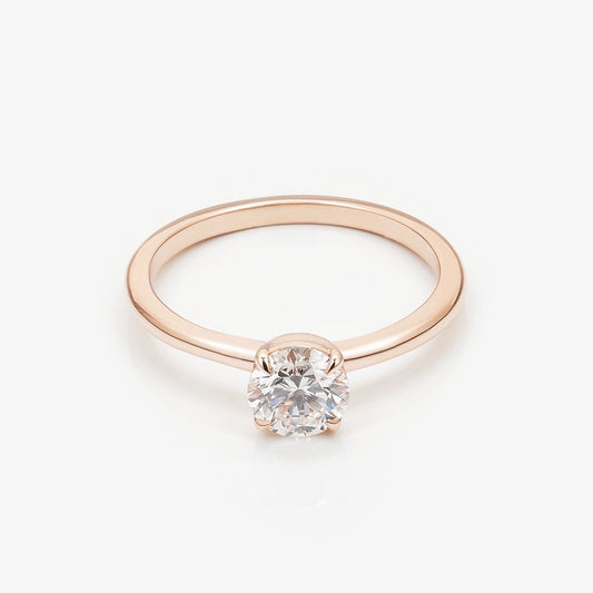 Каблучка з діамантом Round 0,5 ct