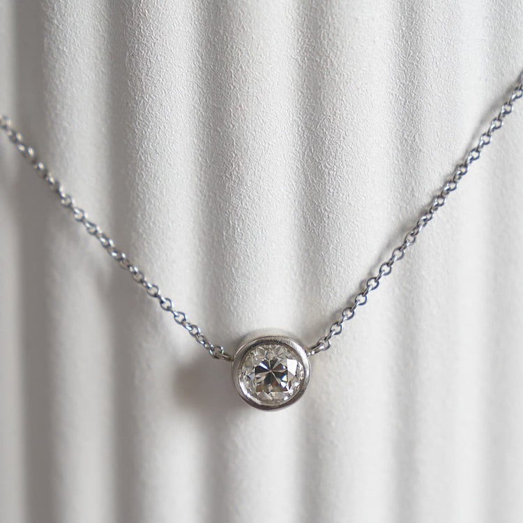 Кольє з діамантом Round 0,7 ct