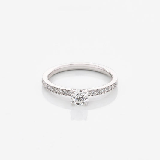 Каблучка з діамантом Round 0,5 ct