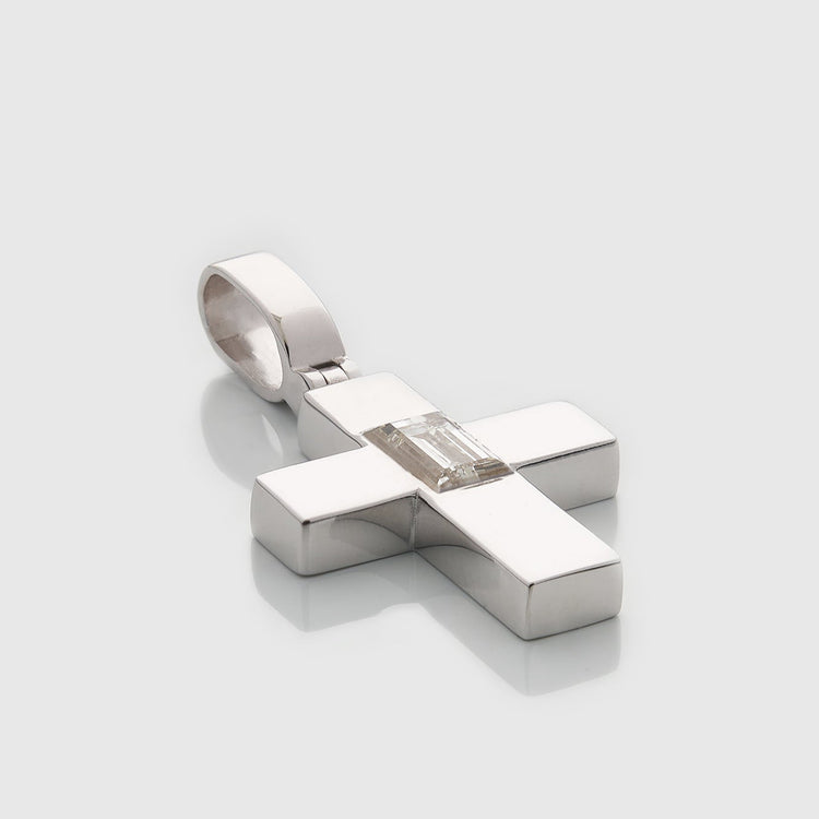 Кольє з діамантом Baguette 0,5 ct