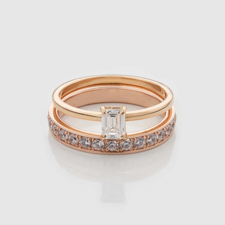 Каблучка з діамантом Emerald 0,3 ct