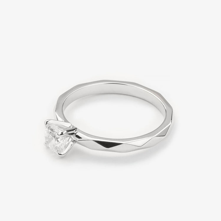 Каблучка з діамантом Round 0,5 ct