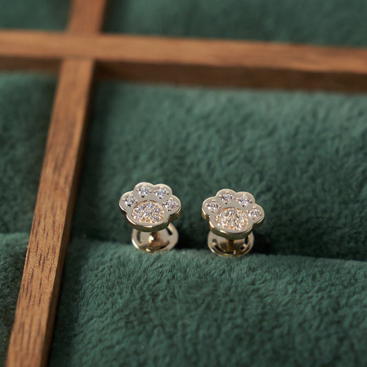 Сережки з діамантами