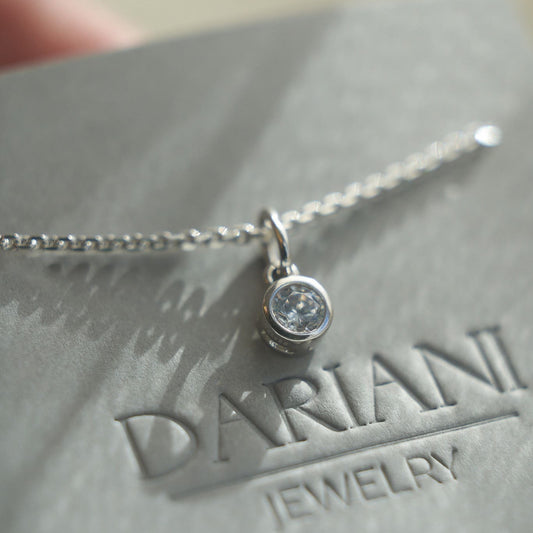 Кольє з діамантом Round 0,2 ct