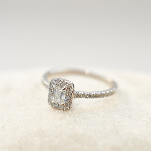 Каблучка з діамантом Emerald 0,3 ct